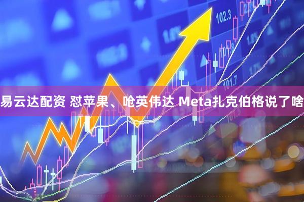 易云达配资 怼苹果、呛英伟达 Meta扎克伯格说了啥