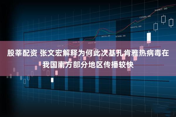 股莘配资 张文宏解释为何此次基孔肯雅热病毒在我国南方部分地区传播较快