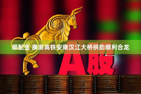 顺配宝 康渝高铁安康汉江大桥拱肋顺利合龙