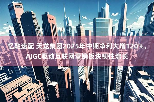 忆融速配 天龙集团2025年中期净利大增120%，AIGC驱动互联网营销板块韧性增长