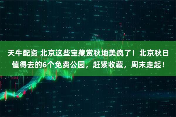 天牛配资 北京这些宝藏赏秋地美疯了！北京秋日值得去的6个免费公园，赶紧收藏，周末走起！